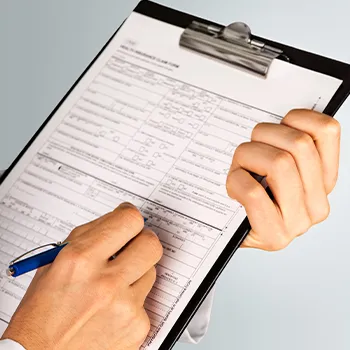 A form application to register employer identification