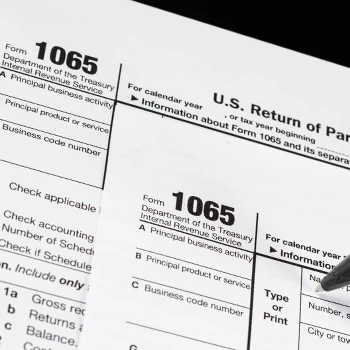 An LLC 1065 form