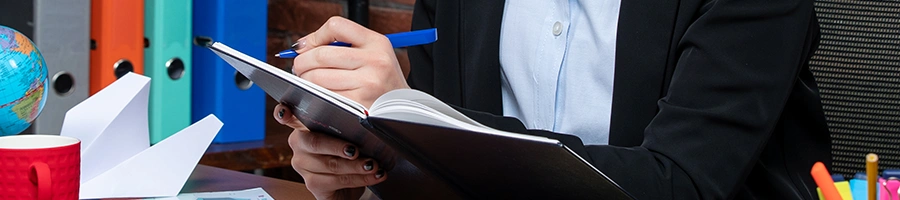 A man studying the steps on how to dissolve an LLC in Maryland