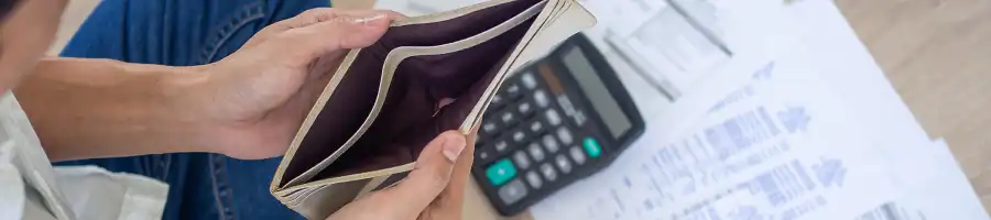 Checking an empty wallet