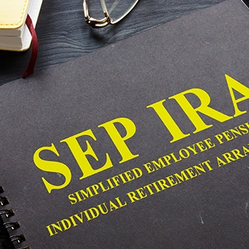 SEP IRA notebook cover