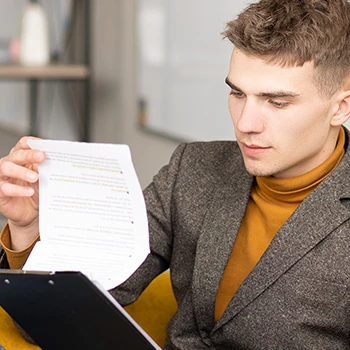 Flipping a clipboard document