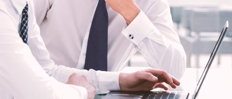 A man looking up an LLC in Nebraska