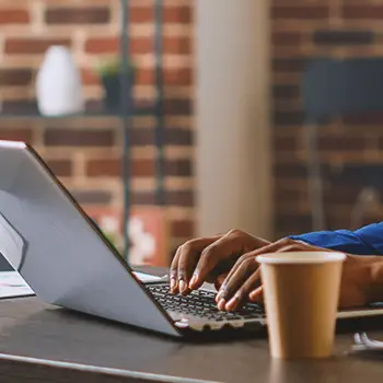 A man looking up an LLC in Florida