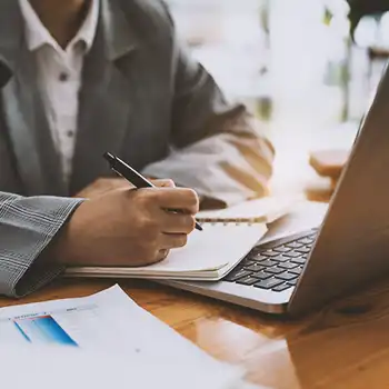 A man looking up an LLC in Mississippi