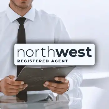 Northwest Registered Agent with a business person in the background