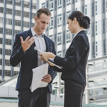 Discussion outside office about LLC processing time in colorado