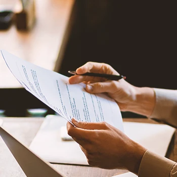 An LLC owner registering a name through paperwork