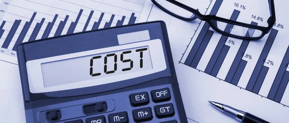 Calculator showing the cost of an LLC in Florida