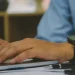 A man looking up an LLC in New Mexico